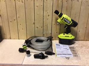 RYOBI ONE HP 18V Brushless EZClean 600 PSI 0.7 GPM Cordless Cold Water Power Cleaner (Tool Only) Customer Returns See Pictures