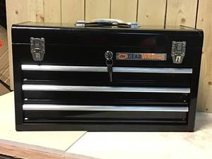 GEARWRENCH 20 in. 3-Drawer Steel Tool Box in Black Customer Returns See Pictures