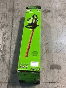 Greenworks PRO 26 in. 60V Battery Cordless Hedge Trimmer with 2.0 Ah Battery and Charger Customer Returns See Pictures