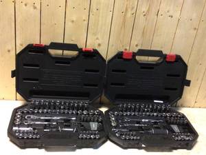 Lot of 2 Husky Mechanics Tool Set (94-Piece) Customer Returns See Pictures