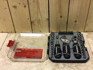 Husky 14 in. and 38 in. Stubby Ratchet and Socket Set (46-Piece) Customer Returns See Pictures