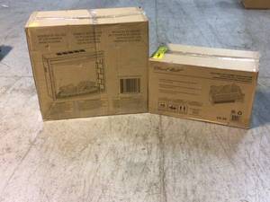 Pleasant Hearth 24 LED Electric Fireplace Insert 24-900-002 Customer Returns See Pictures