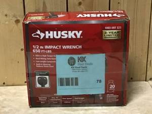 Husky 650 ft.lbs. 12 in. Impact Wrench Customer Returns See Pictures&nbsp