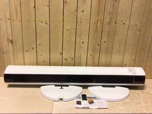 lot 14 image: Lasko All Season 1500-Watt Electric Oscillating Space Heater and Fan Combo Tower with Remote Control Customer Returns See Pictures
