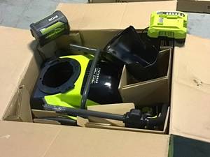 RYOBI 40V HP Brushless 18 in. Single-Stage Cordless Electric Snow Blower with 6.0 Ah Battery and Charger Customer Returns See Pictures