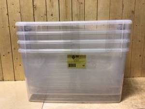PLASTIC STORAGE CONTAINERS Customer Returns See Pictures
