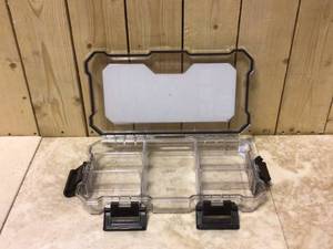 Husky 12 in. 9-Compartment Waterproof Storage Bin Small Parts Organizer Customer Returns See Pictures