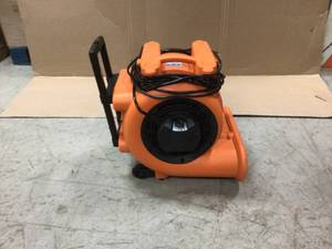 1625 CFM Blower Fan Air Mover with Handle and Wheels by RIDGID Customer Returns See Pictures