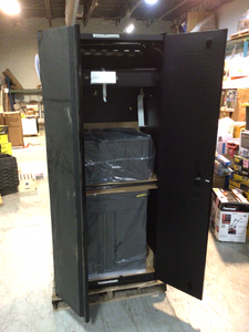 3 Piece Pro Duty Welded Steel Garage Storage System in Black by Husky Customer Returns See Pictures