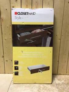 ClosetMaid Style 5 in. x 25 in. Chocolate Modern Drawer Kit for 25 in. W Style Tower&nbsp&nbspCustomer Returns See Pictures