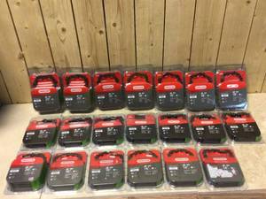 Lot of Assorted Chainsaw Chain Fits Echo, Craftsman, Poulan, Homelite, Makita Husqvarna and more various sizes not used customer returns