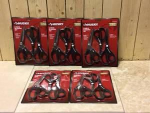 Lot of New Husky Scissors Set (3-Piece) each see Pictures