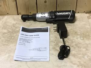 Husky 38 in. Drive 12-Volt Lithium-Ion Cordless Ratchet&nbsp&nbspCustomer Returns See Pictures