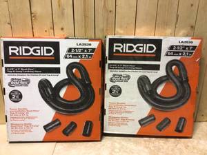 RIDGID 2-12 in. x 7 ft. Dual-Flex Tug-A-Long Locking Vacuum Hose for RIDGID WetDry Shop Vacuums&nbsp&nbspCustomer Returns See Pictures