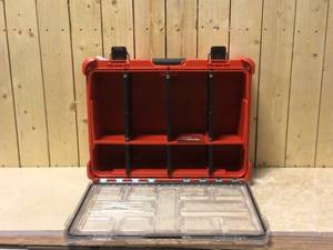 Milwaukee PACKOUT 20 in. Deep Organizer with 6 Compartments and Quick Adjust Dividers&nbsp&nbspCustomer Returns See Pictures