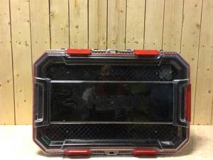 lot 10 image: HUSKY PLASTIC STORAGE CASE & LID Customer Returns See Pictures