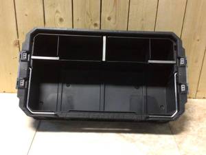 lot 13 image: Husky Black 5-Compartment Connect System Tool Caddy Small Parts Organizer Customer Returns See Pictures
