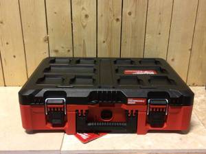 lot 37 image: Milwaukee PACKOUT 16 in. Portable Modular Tool-Box Case with Customizable Insert Customer Returns See Pictures