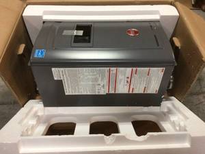 lot 112 image: Prestige 9.9 GPM Natural Gas High Efficiency Combi Boiler with 199000 BTU by Rheem Customer Returns See Pictures