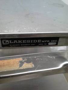 lot 19 image: Lakeside Stainless Steel Mobile Storage Cart - Dented