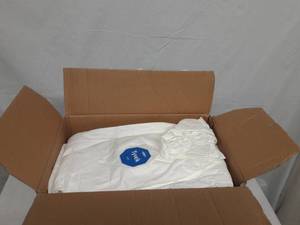 lot 55 image: DuPont Tyvek 400 Coveralls. Size XL. Box of 16. 