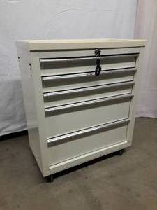 lot 33 image: WOW Locking Utility Tool Storage Cart. Heavy Duty FANTASTIC SHAPE