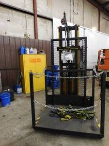 lot 10 image: 2011 Big Joe OP-20-144 Order Picker  Manlift