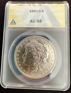 1881-O Morgan Dollar - AU58