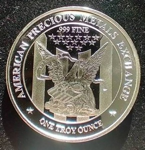 1 Oz. Silver Round