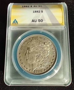 1882 Morgan Dollar - AU50