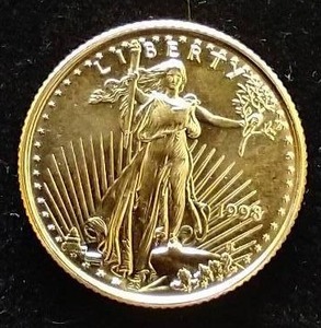 1998 110th Oz. Gold Eagle
