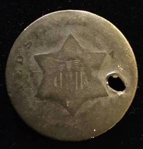 185 Silver 3 Cent Coin