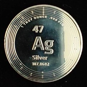 Elemetal 1 Oz. Silver Round