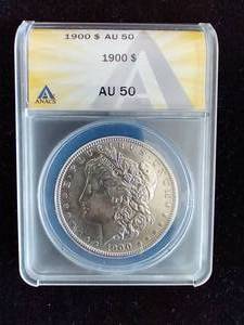 1900 Morgan Dollar - AU50