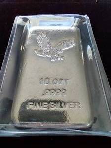 10 Oz. Silver Bar