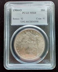 1904-O Morgan Dollar - MS64