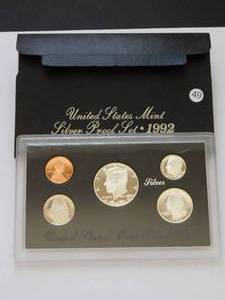 1992 US Mint Silver Proof Set