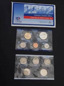 US Mint Uncirculated P and D Mint Coin Sets 2002, 2003, 2004 -  Three sets