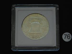 1951-D Franklin Half Dollar Marked UNC when purchased