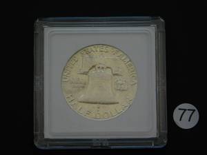 1953-D Franklin Half Dollar Marked AU58 when purchased