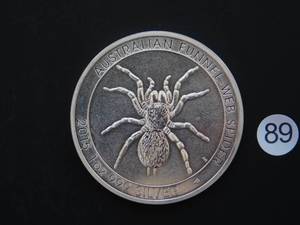 2016 Brilliant Uncirculated .9999 1 Oz. Silver Australian Spider Dollar