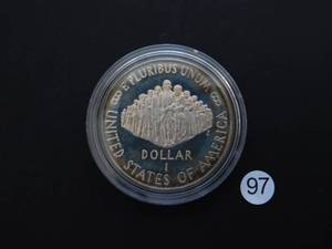 1987-S Proof We the People Silver Comm. Dollar Price Guide $41.00