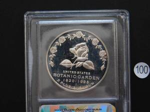 1997-P Proof Botanic Garden  Silver Comm. Dollar USCG PR-70 DCAM