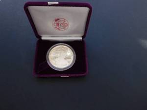 1986 First Date of Issue Proof American Silver Eagle in Original Mint Packaging w COA