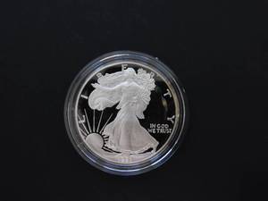 1991 Proof American Silver Eagle in Original Mint Packaging w COA