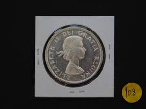 1858-1958 MS Centennial  Canadian Silver Dollar