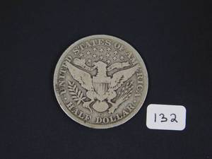 1908-D Barber Half Dollar