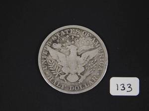 1911-S Barber Half Dollar