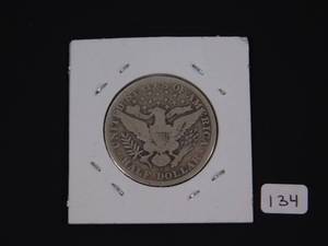 1912-S Barber Half Dollar
