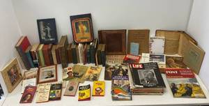 Large group of vintage books